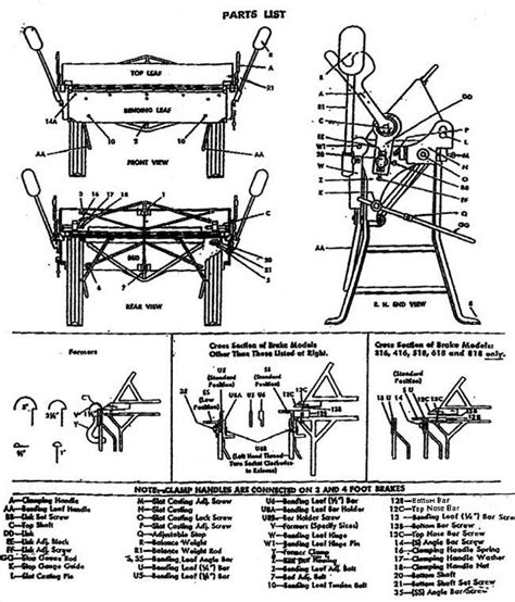 15 ton chicago sheet metal brake flywheel disassembly video|Chicago Steel Standard Hand Brake : Instruction Sheet and Parts .